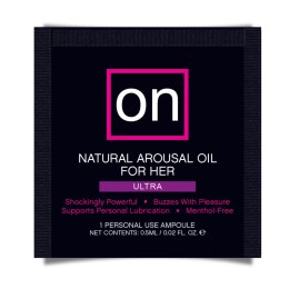 Sensuva ON Arousal Oil Ultra 0.5ml - intensywny olejek stymulujący