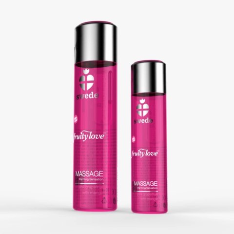 Swede Fruity Love Pink Grapefruit & Mango Olejek do masażu 60ml Swede Fruity Love Pink Grapefruit & Mango Olejek do masażu 60ml