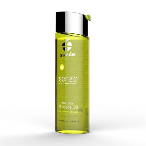 Swede Senze Massage Oil Lemon Pepper Eucalyptus 75ml - Wegański olejek do masażu Swede Senze Massage Oil Lemon Pepper Eucalyptus 75ml - Wegański olejek do masażu