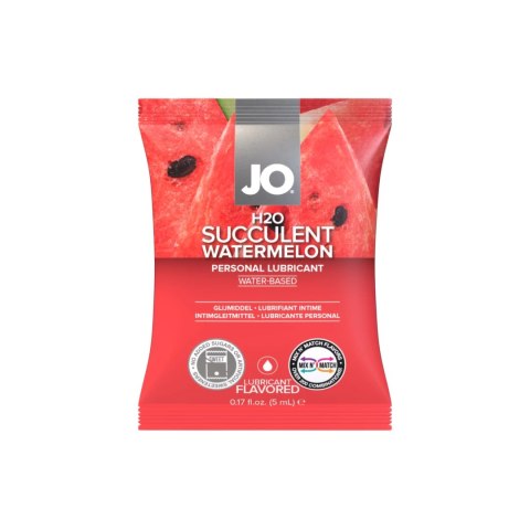 System JO H2O Watermelon lubrykant wodny saszetka 5 ml System JO H2O Watermelon lubrykant wodny saszetka 5 ml