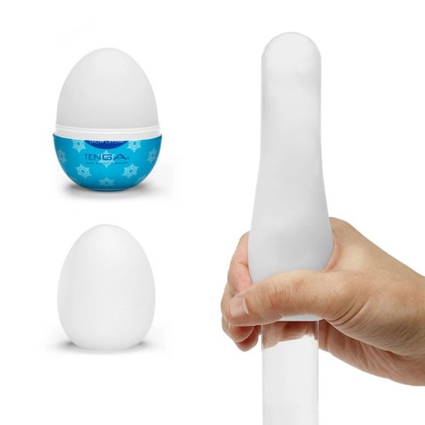 Tenga Egg Snow Crystal - Elastyczna maszyna intymna, 1 sztuka, chłodzący żel Tenga Egg Snow Crystal - Elastyczna maszyna intymna, 1 sztuka, chłodzący żel