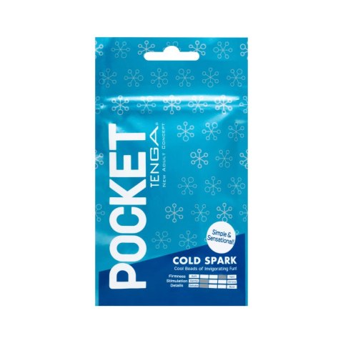 Tenga Pocket Cold Spark - jednorazowa maszyna intymna, chłodzący efekt Tenga Pocket Cold Spark - jednorazowa maszyna intymna, chłodzący efekt