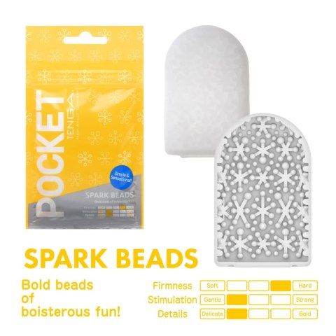 Tenga Pocket Spark Beads - podręczna maszyna intymna kieszonkowa Tenga Pocket Spark Beads - podręczna maszyna intymna kieszonkowa