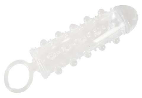 You2Toys Crystal - Transparentna nakładka z wypustkami i pierścieniem 11 cm You2Toys Crystal - Transparentna nakładka z wypustkami i pierścieniem 11 cm