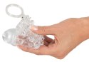 You2Toys Crystal - Transparentna nakładka z wypustkami i pierścieniem 11 cm