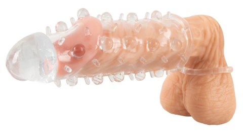 You2Toys Crystal - Transparentna nakładka z wypustkami i pierścieniem 11 cm You2Toys Crystal - Transparentna nakładka z wypustkami i pierścieniem 11 cm