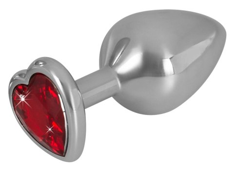 You2Toys Diamond Plug Medium czerwony kamień 8,2 cm aluminium You2Toys Diamond Plug Medium czerwony kamień 8,2 cm aluminium