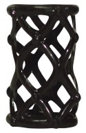 You2Toys Pierścień silikonowy kabaretka czarny elastyczny 6 cm
