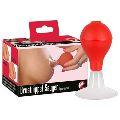 You2Toys Przyssawki do sutkow model z pompką, czerwono-przezroczyste 5,5 cm You2Toys Przyssawki do sutkow model z pompką, czerwono-przezroczyste 5,5 cm