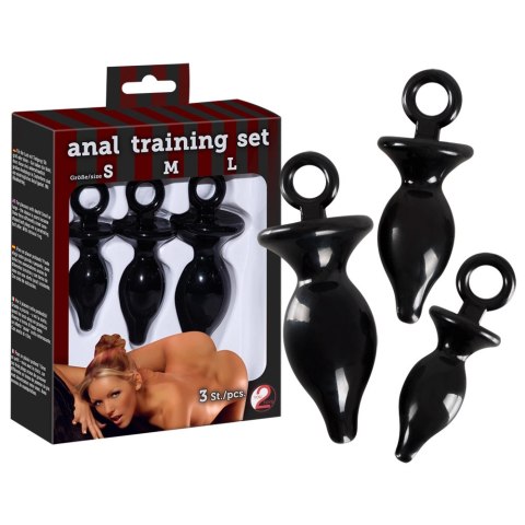 You2Toys Zestaw 3 korkow treningowych anatomicznych TPR rożne rozmiary You2Toys Zestaw 3 korkow treningowych anatomicznych TPR rożne rozmiary