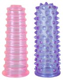 You2Toys Zestaw Nakładek na Palce PVC 8cm Rożowo-Fioletowe