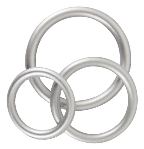 You2Toys Zestaw Pierścieni Intymnych SE, silikon-metaliczny, 3 rozmiary You2Toys Zestaw Pierścieni Intymnych SE, silikon-metaliczny, 3 rozmiary
