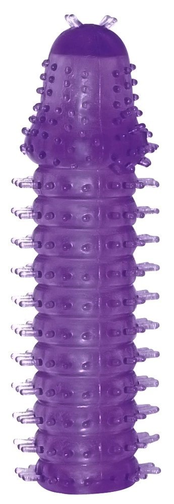 You2Toys elastyczna nakładka stymulująca z wypustkami fioletowa 14,5 cm You2Toys elastyczna nakładka stymulująca z wypustkami fioletowa 14,5 cm