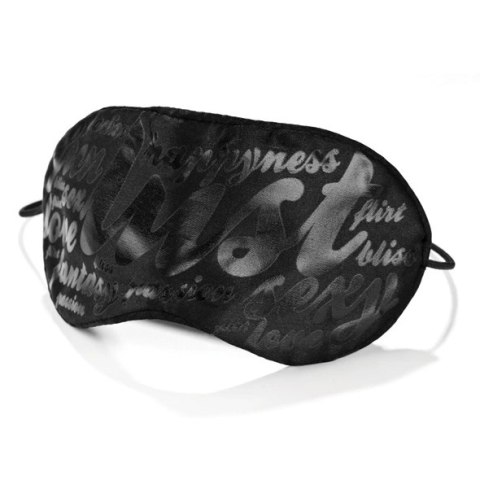 Bijoux Indiscrets Blind Passion Mask satynowa opaska na oczy czarna Bijoux Indiscrets Blind Passion Mask satynowa opaska na oczy czarna