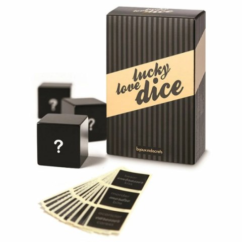 Bijoux Indiscrets Lucky Love Dice komplet 3 kostek do gry Bijoux Indiscrets Lucky Love Dice komplet 3 kostek do gry
