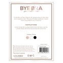 Bye Bra Flexible Low Back Straps 3 haftki czarny/biały regulowane