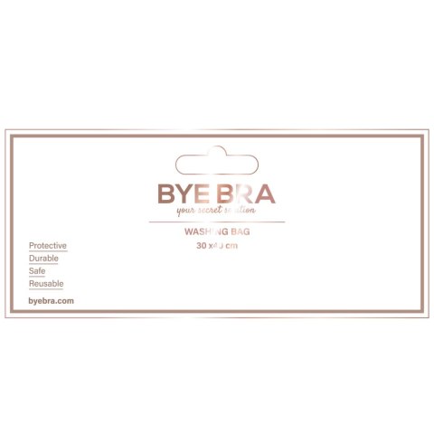 Bye Bra Washing Bag Clear 30x40 cm woreczek do prania delikatnych tkanin Bye Bra Washing Bag Clear 30x40 cm woreczek do prania delikatnych tkanin