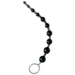 CalExotics X-10 Beads czarne koraliki analne 28 cm