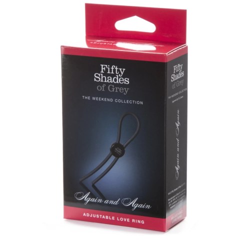 Fifty Shades of Grey Again and Again silikonowy pierścień lasso regulowany Fifty Shades of Grey Again and Again silikonowy pierścień lasso regulowany