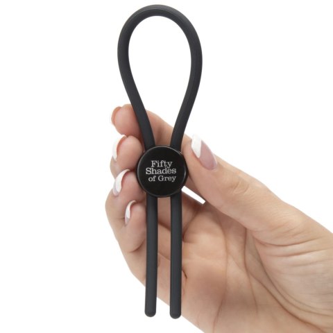 Fifty Shades of Grey Again and Again silikonowy pierścień lasso regulowany Fifty Shades of Grey Again and Again silikonowy pierścień lasso regulowany