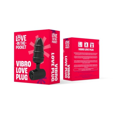 Love in the Pocket Love Plug - wibrujący korek analny, kompaktowy Love in the Pocket Love Plug - wibrujący korek analny, kompaktowy