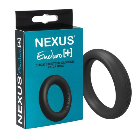 Nexus Enduro Plus silikonowy pierścień elastyczny anatomiczny czarny Nexus Enduro Plus silikonowy pierścień elastyczny anatomiczny czarny