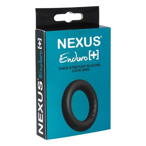 Nexus Enduro Plus silikonowy pierścień elastyczny anatomiczny czarny Nexus Enduro Plus silikonowy pierścień elastyczny anatomiczny czarny