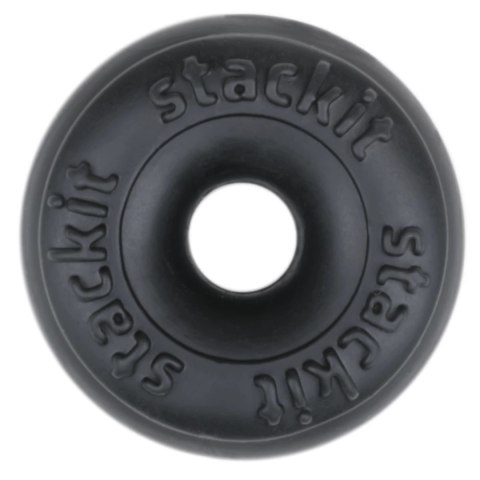 Perfect Fit Stackit Black - elastyczny pierścień silikonowy czarny Perfect Fit Stackit Black - elastyczny pierścień silikonowy czarny