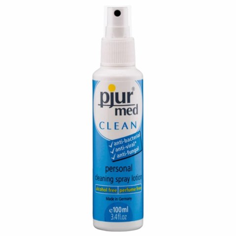 Pjur MED Clean Spray 100ml - Antybakteryjny spray do czyszczenia akcesoriow Pjur MED Clean Spray 100ml - Antybakteryjny spray do czyszczenia akcesoriow
