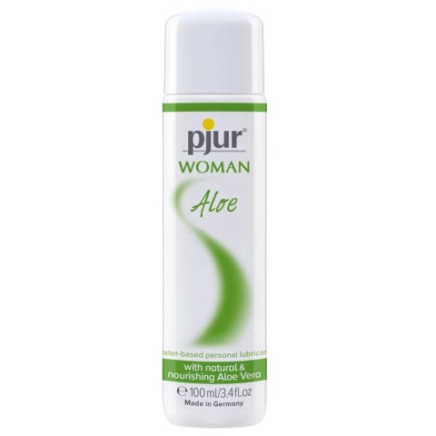 Pjur Woman Aloe Waterbased 100ml - Żel nawilżający z aloesem, wegański Pjur Woman Aloe Waterbased 100ml - Żel nawilżający z aloesem, wegański