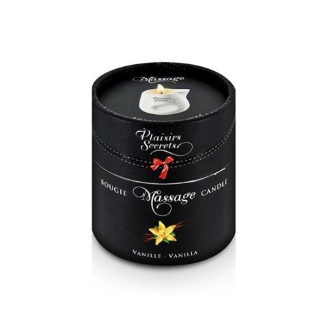 Plaisirs Secrets Massage Candle Vanilla 80ml - Świeca do masażu o zapachu wanilii Plaisirs Secrets Massage Candle Vanilla 80ml - Świeca do masażu o zapachu wanilii