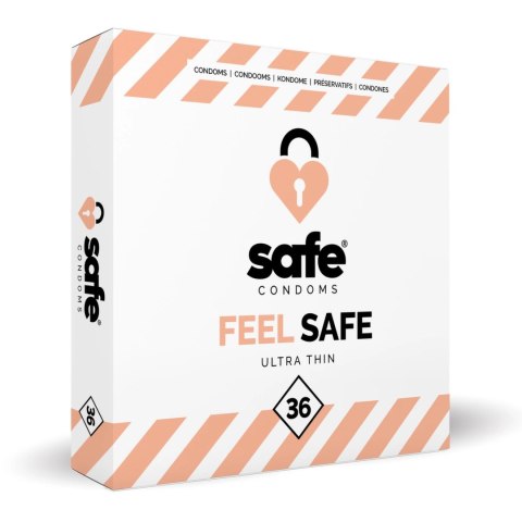 Safe Feel Safe Ultra Cienkie Prezerwatywy 36 szt. 54 mm Safe Feel Safe Ultra Cienkie Prezerwatywy 36 szt. 54 mm