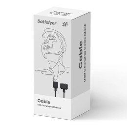 Satisfyer Kabel Ładujący USB Magnetyczny Czarny - Akcesorium Zamienne