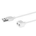 Satisfyer Kabel USB do ładowania - biały, magnetyczny, uniwersalny