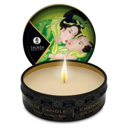 Shunga Zenitude Świeca do masażu Green Tea 30ml - naturalne olejki