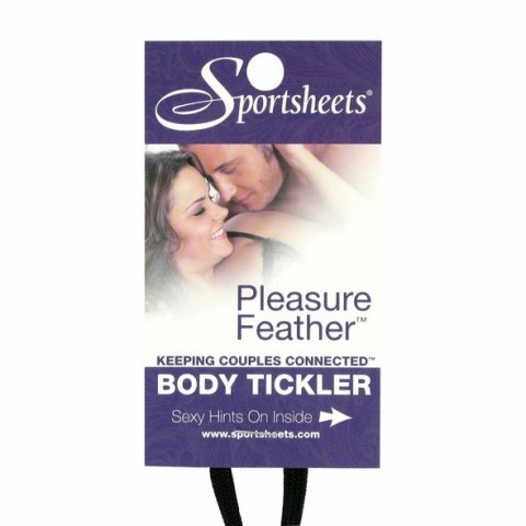 Sportsheets Pleasure Feather Rose - piorko ozdobne z pętelką rożowe Sportsheets Pleasure Feather Rose - piorko ozdobne z pętelką rożowe