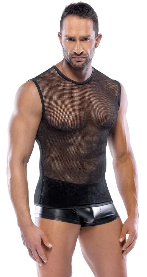 Svenjoyment Bezrękawnik Męski Gruba Siateczka Czarny XL/2XL Svenjoyment Bezrękawnik Męski Gruba Siateczka Czarny XL/2XL