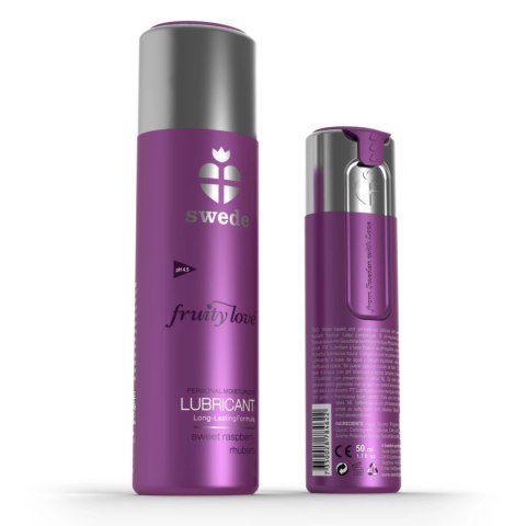 Swede Fruity Love Lubrykant Malina Rabarbar 50ml Bezpieczny Skład Swede Fruity Love Lubrykant Malina Rabarbar 50ml Bezpieczny Skład