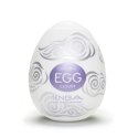Tenga Egg Cloudy 1 szt. - elastyczna nakładka intymna z wypukłą teksturą