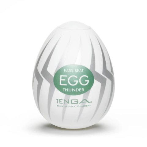 Tenga Egg Thunder - elastyczna nakładka intymna, 1 sztuka Tenga Egg Thunder - elastyczna nakładka intymna, 1 sztuka