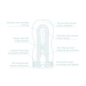 Tenga Original Vacuum Cup Cool Edition z mentolem - anatomiczny system chłodzący