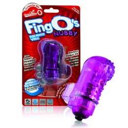The Screaming O FingO Nubby Violet - kompaktowy masażer na palec silikonowy