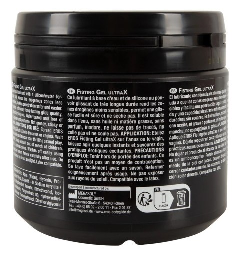 EROS UltraX Silikonowo-Wodny Żel Intymny 500 ml, długotrwały poślizg EROS UltraX Silikonowo-Wodny Żel Intymny 500 ml, długotrwały poślizg