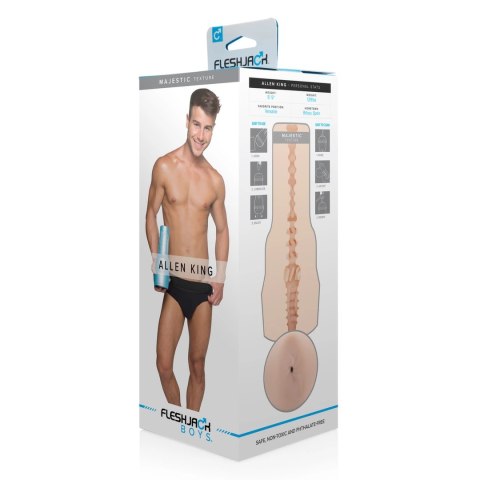 Fleshjack Boys Allen King Majestic - anatomiczny model z materiału SuperSkin Fleshjack Boys Allen King Majestic - anatomiczny model z materiału SuperSkin