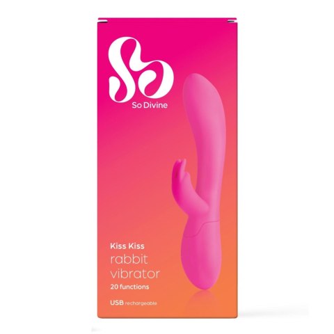 Kiss Kiss Rechargeable Rabbit Vibrator Kiss Kiss Rechargeable Rabbit Vibrator