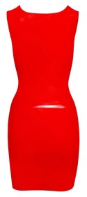 Late X Sukienka Lateksowa Mini Czerwona XL - Naturalny Lateks 0,4 mm