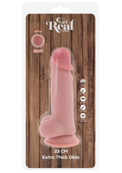 Deluxe Dual Density Thick Dildo TPE 23 cm Deluxe Dual Density Thick Dildo TPE 23 cm