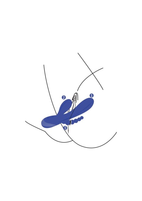 Xocoon Triple Love Vibrator Xocoon Triple Love Vibrator