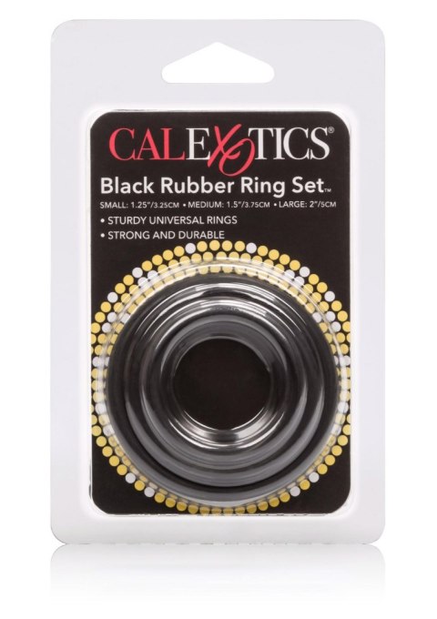 Rubber Ring - 3 Piece Set Black Rubber Ring - 3 Piece Set Black