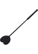 Crop Whip Heart Black
